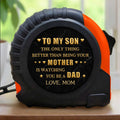 Personalized Tape Measure Gift for Son Custom Message Durable Tool Tape Measure GradoCreations