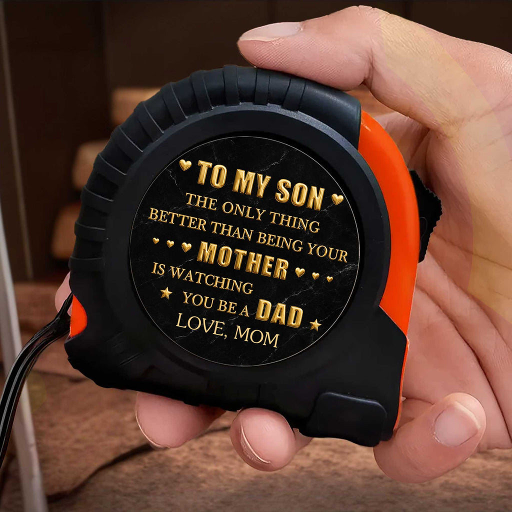 Personalized Tape Measure Gift for Son Custom Message Durable Tool Tape Measure GradoCreations