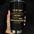 Personalized Stainless Steel Tumbler Custom Gift for Son 20oz Tumbler GradoCreations