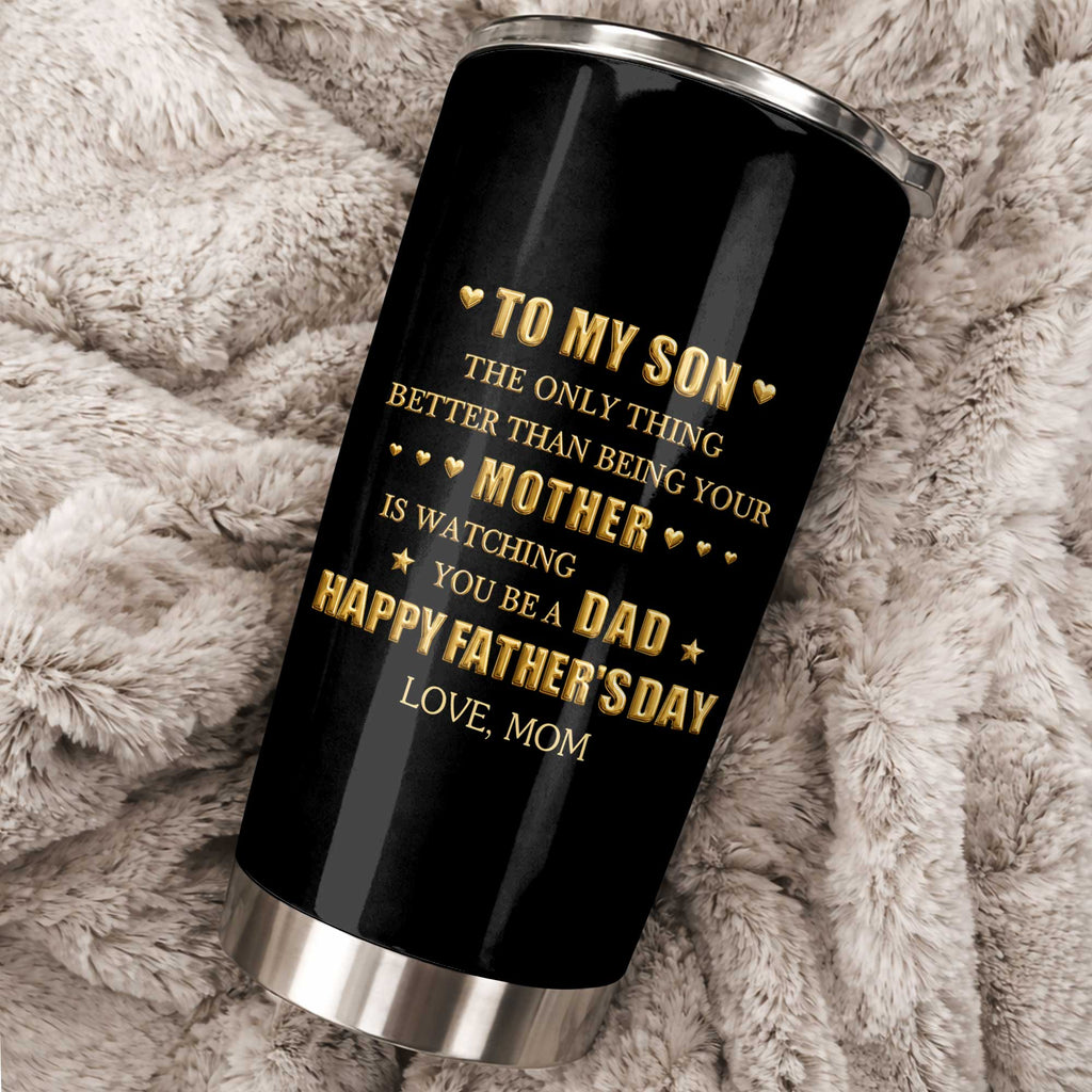 Personalized Stainless Steel Tumbler Custom Gift for Son 20oz Tumbler GradoCreations