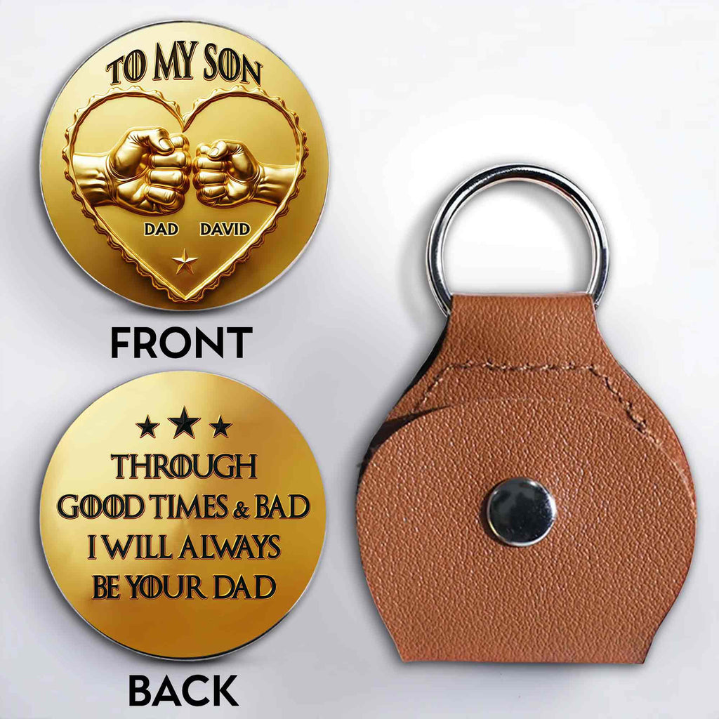 Personalized Custom Pocket Hug Gift for Daughter Fist Bump Heart Token Pocket Hug GradoCreations