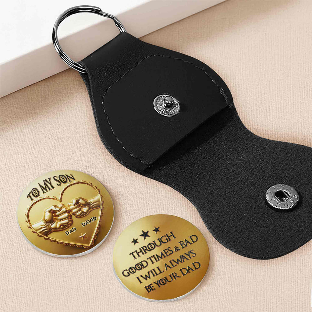 Personalized Custom Pocket Hug Gift for Daughter Fist Bump Heart Token Pocket Hug GradoCreations