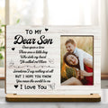 Personalized Custom Wood Plaque for Son with Hearts & Butterflies Wood Plaque GradoCreations
