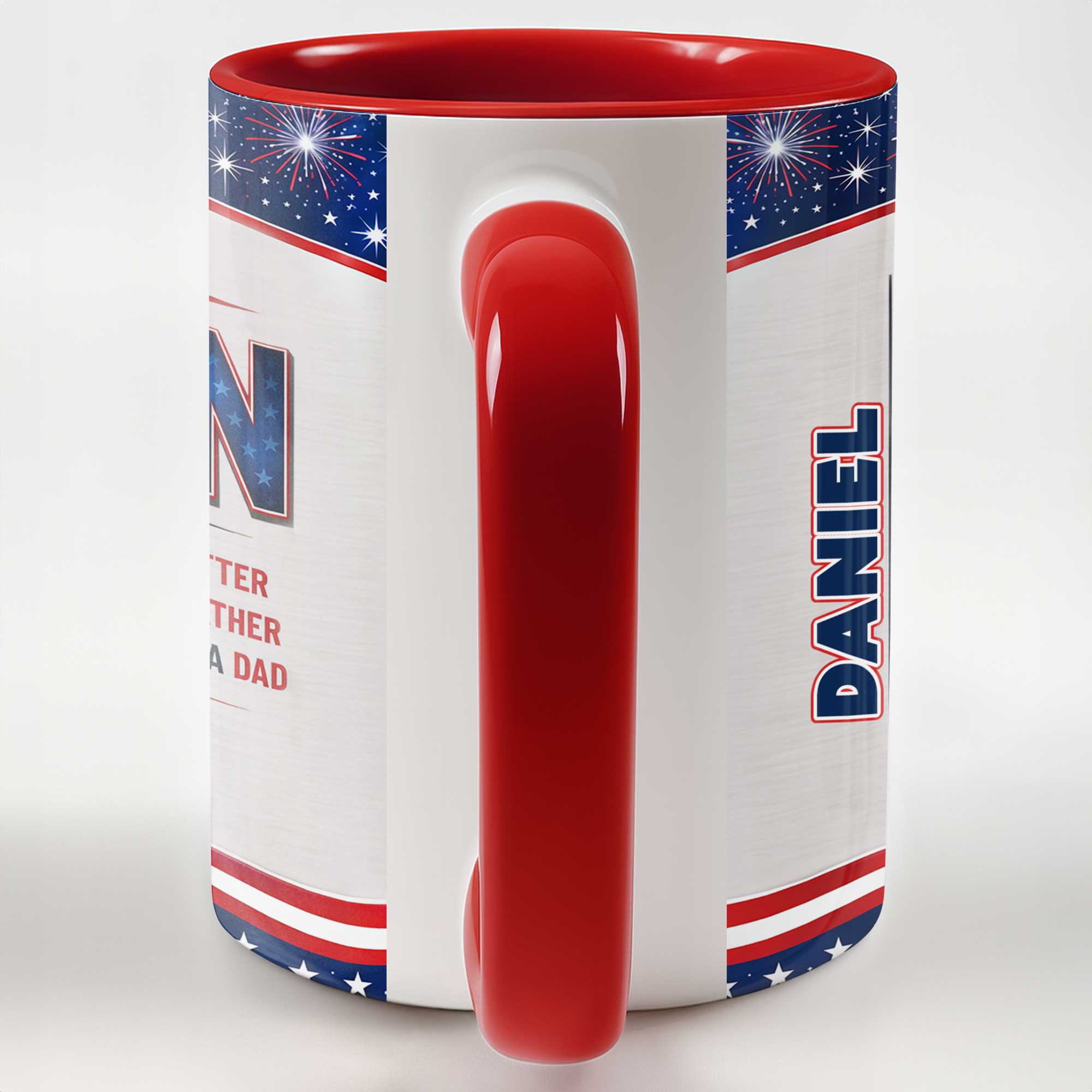 Personalized Accent Mug Custom Message for Son Gift Accent Mug GradoCreations