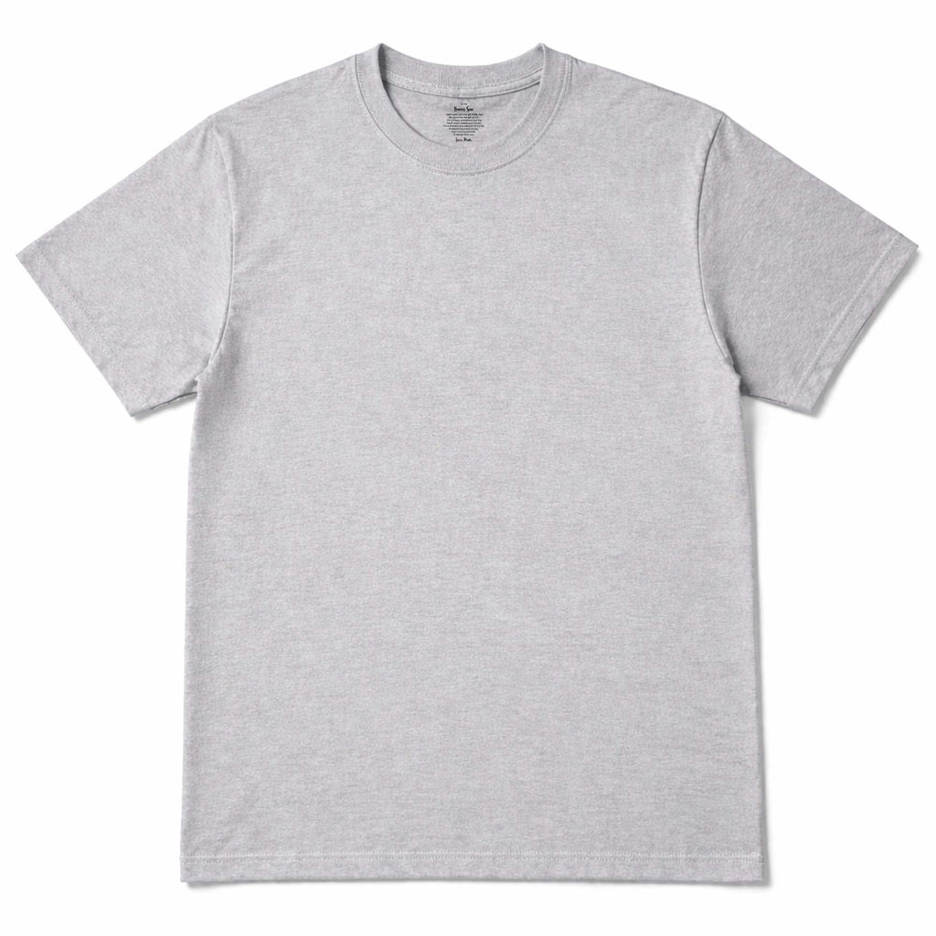 Personalized Cotton T-Shirt for Bonus Son Heartfelt Gift Basic Shirt, Print inside back collar GradoCreations