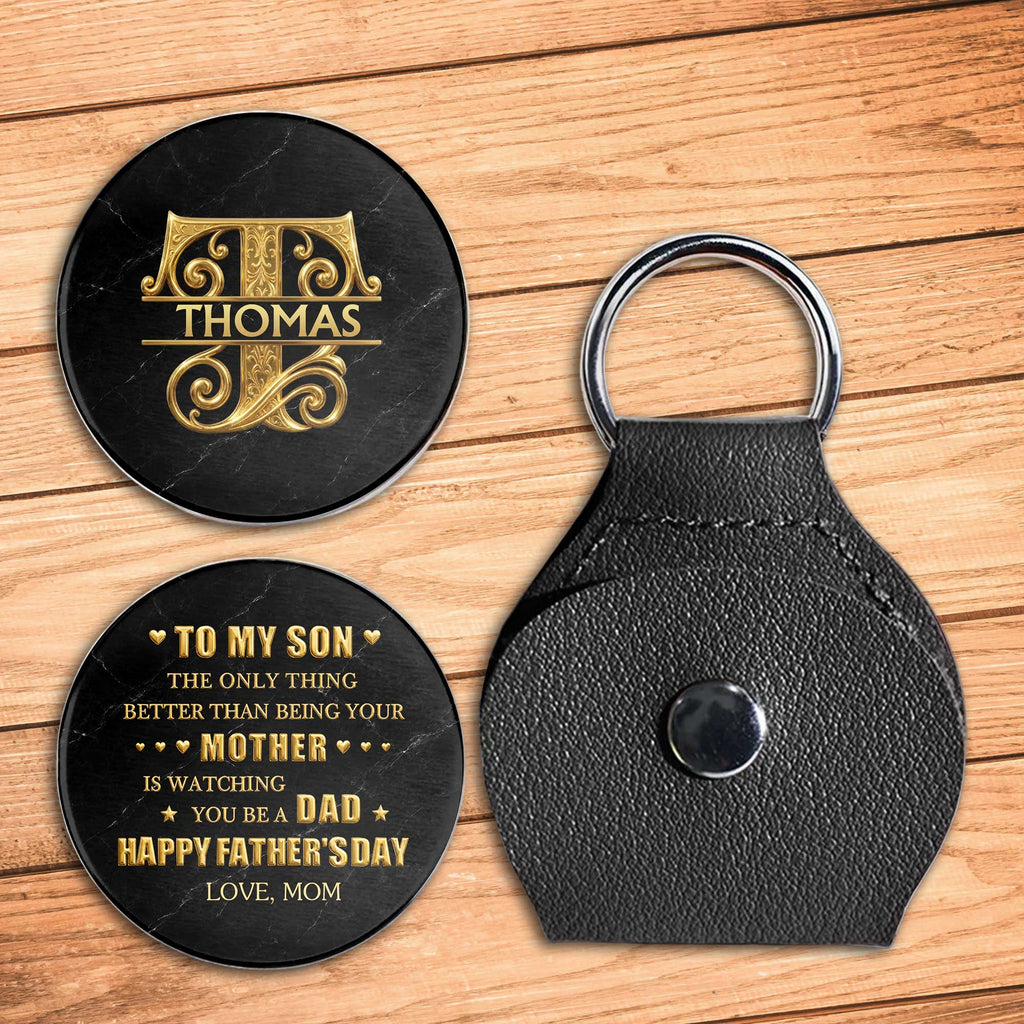 Personalized Pocket Hug Custom Message for Son Father's Day Gift Pocket Hug GradoCreations