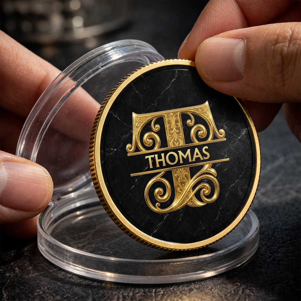 Personalized Commemorative Coin Custom Keepsake Gift for Son Commemorative Coin GradoCreations