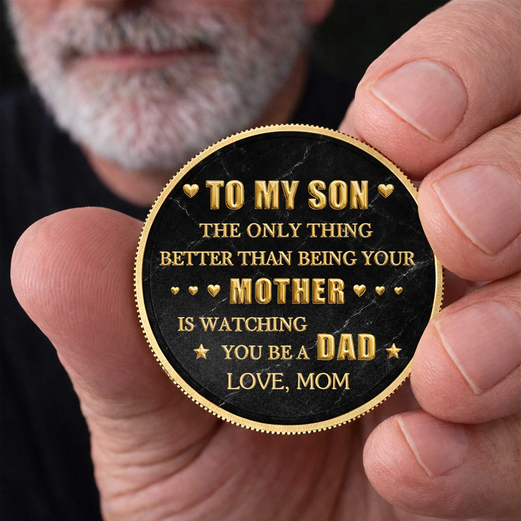 Personalized Commemorative Coin Custom Keepsake Gift for Son Commemorative Coin GradoCreations