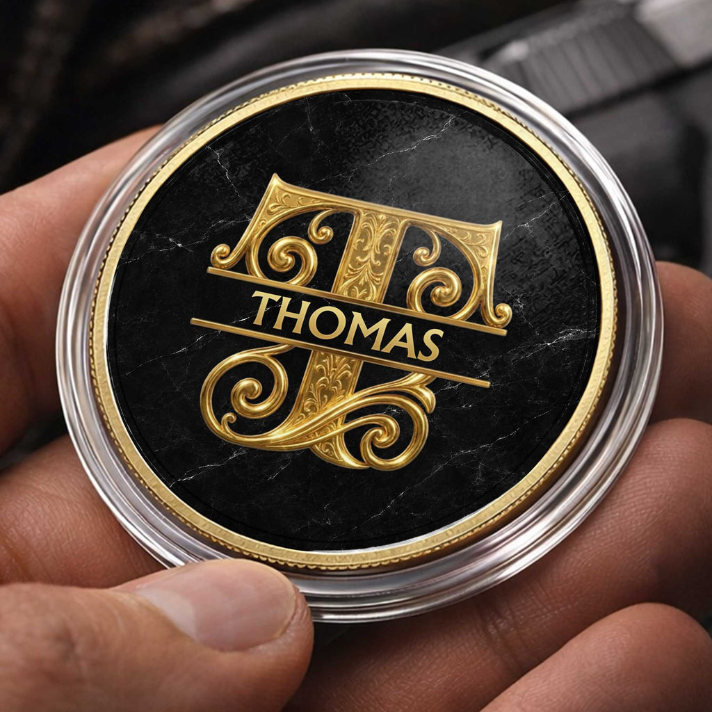 Personalized Commemorative Coin Custom Keepsake Gift for Son Commemorative Coin GradoCreations