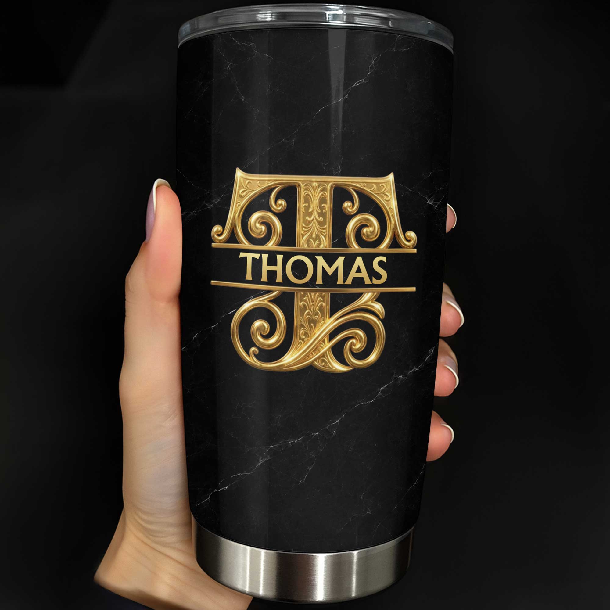 Personalized Stainless Steel Tumbler for Son Custom Name Gift 20oz Tumbler GradoCreations