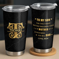 Personalized Stainless Steel Tumbler for Son Custom Name Gift 20oz Tumbler GradoCreations