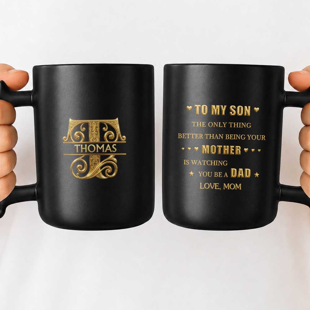 Personalized Wrench Handle Coffee Mug Custom Name Gift for Son Wrench Handle Mug GradoCreations