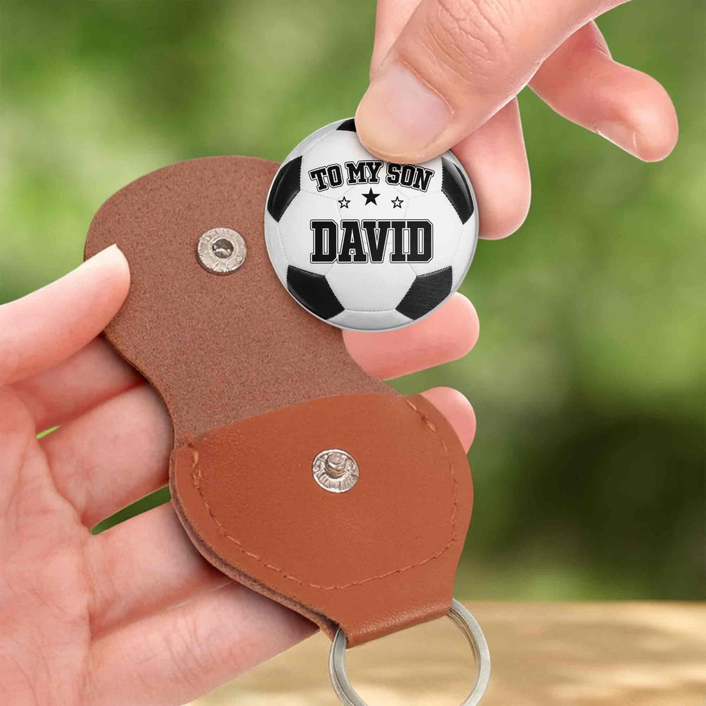 Personalized Custom Pocket Hug Token for Son with Message Pocket Hug GradoCreations