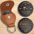 Personalized Pocket Hug Token for Son Custom Message Gift Pocket Hug GradoCreations