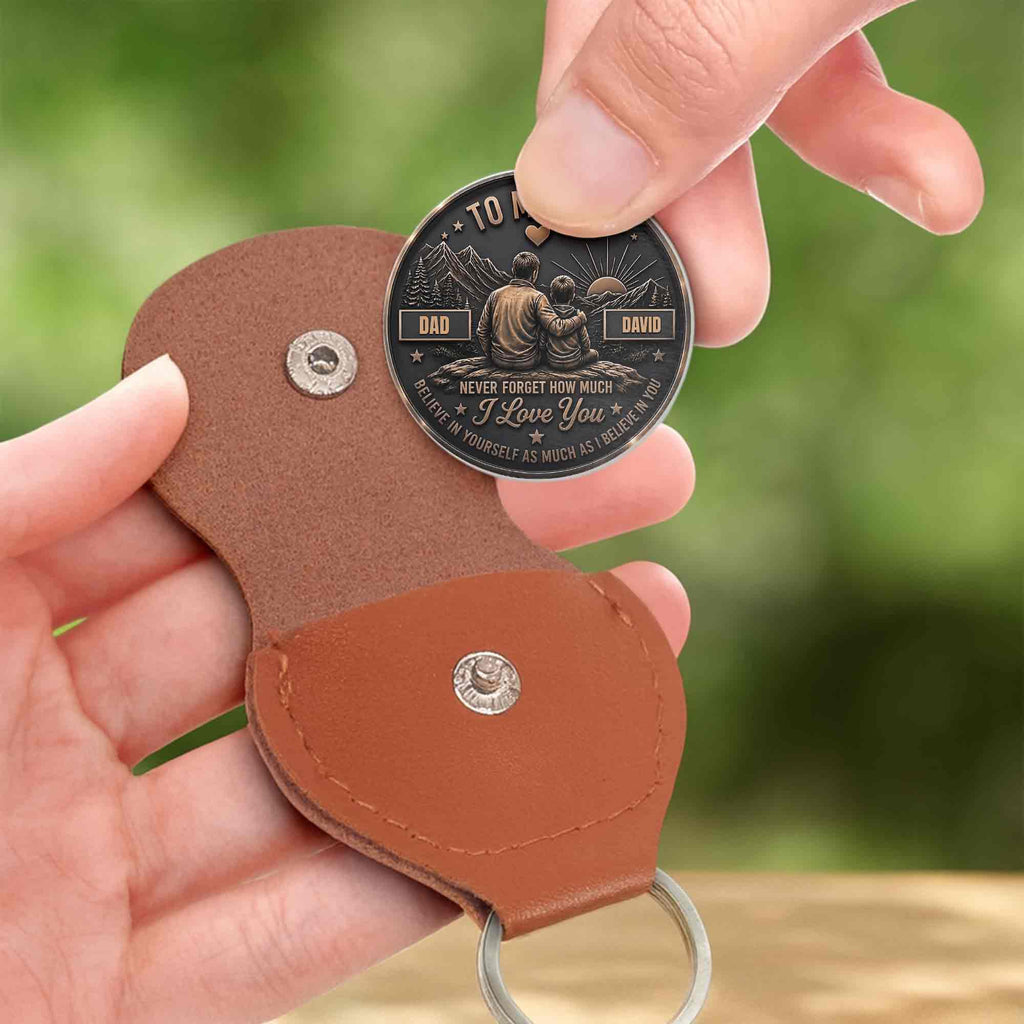 Personalized Pocket Hug Token for Son Custom Message Gift Pocket Hug GradoCreations