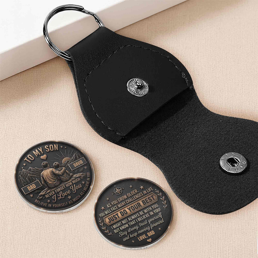 Personalized Pocket Hug Token for Son Custom Message Gift Pocket Hug GradoCreations