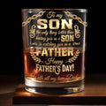 Personalized Custom Whiskey Glass Gift for Son | Dad & Family Whiskey Glass GradoCreations