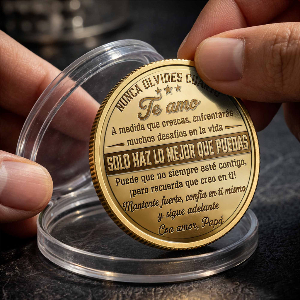 Custom Commemorative Coin for Son Fist Bump Gift Idea