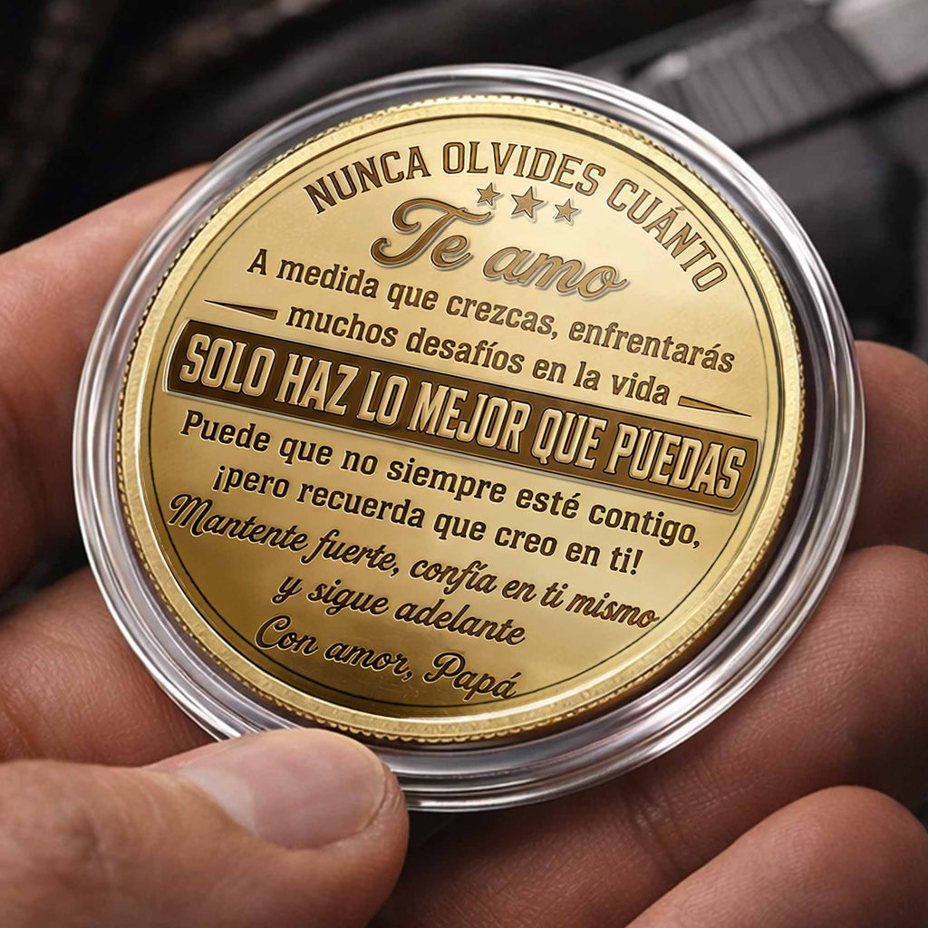 Custom Commemorative Coin for Son Fist Bump Gift Idea