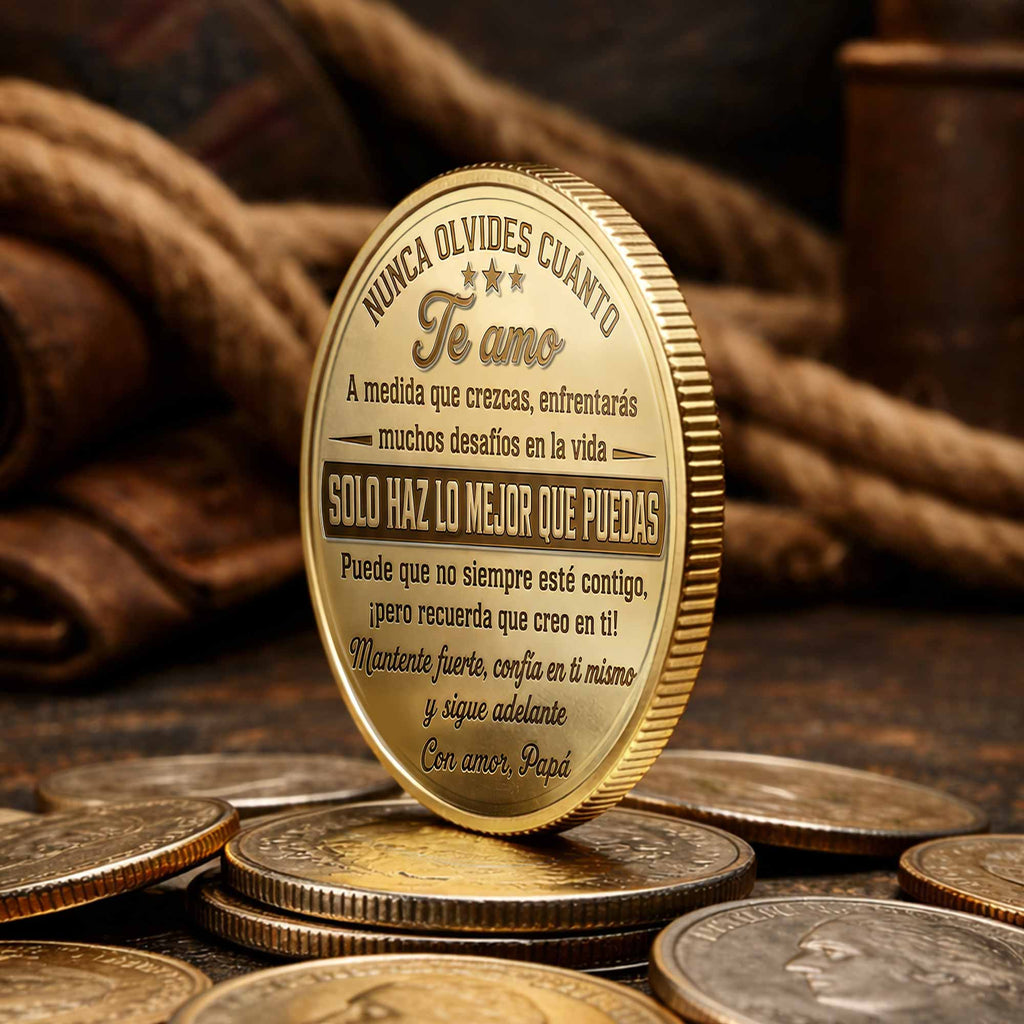 Custom Commemorative Coin for Son Fist Bump Gift Idea