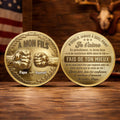 Custom 3D Gold Effect Commemorative Coin for Son Gift