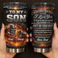 Personalized 20oz Stainless Steel Tumbler for Son Love Note Gift 20oz Tumbler GradoCreations