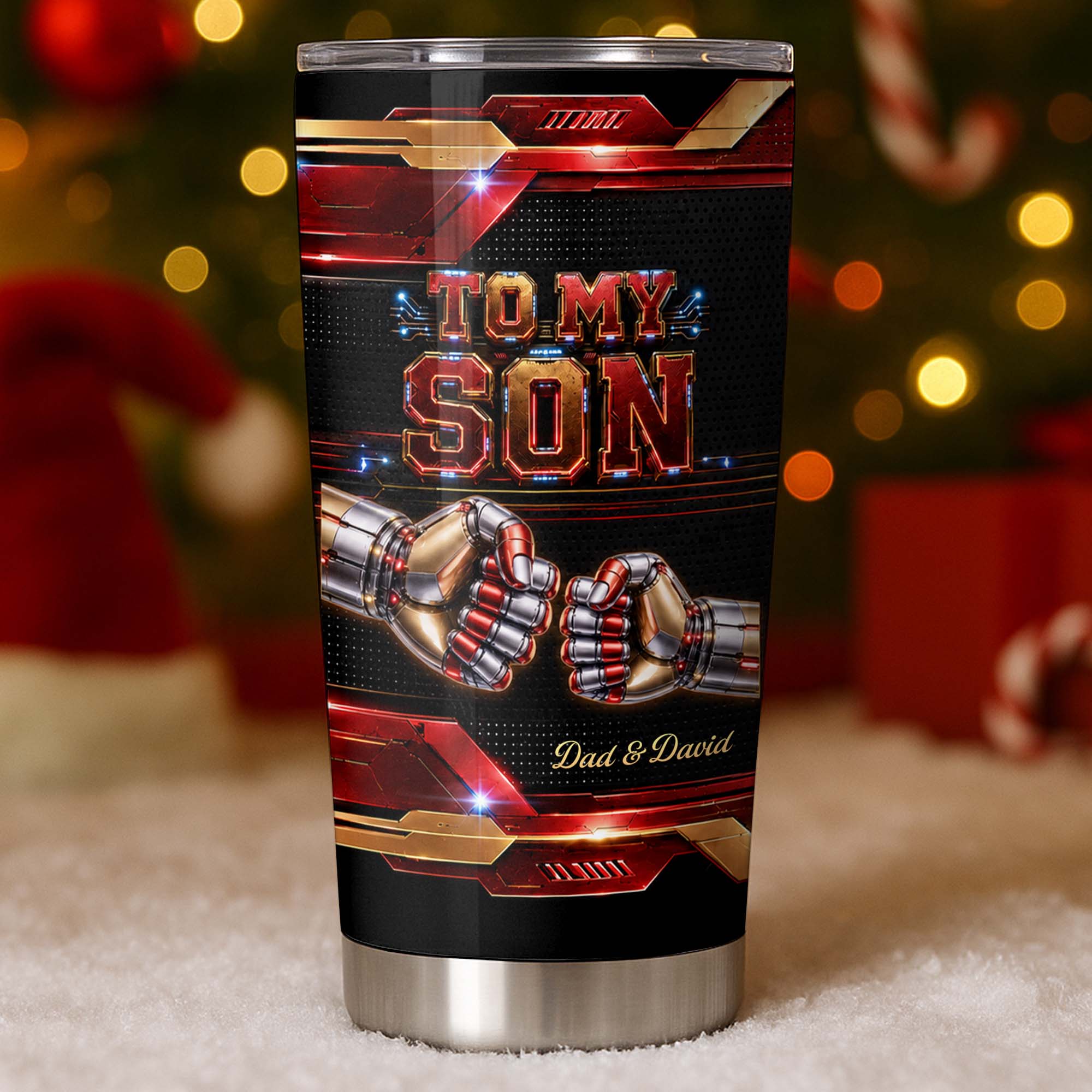 Personalized 20oz Stainless Steel Tumbler Gift for Son 20oz Tumbler GradoCreations