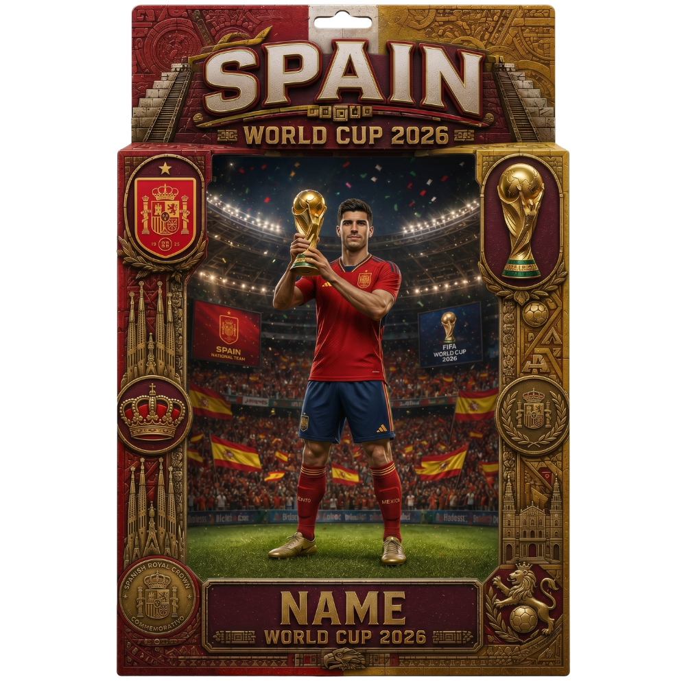 Personalized Acrylic Plaque for Soccer Fans - Custom Nation Gift