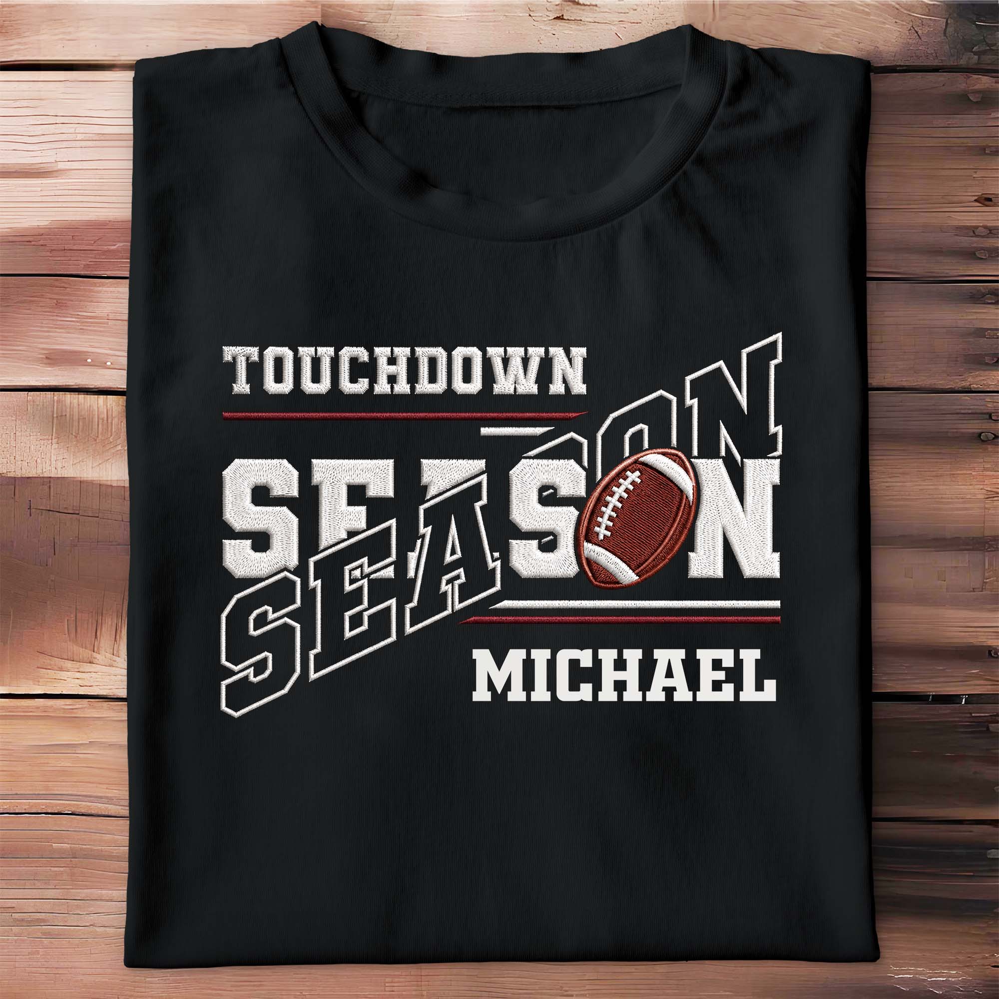 Personalized Football Lover Shirt Custom Name Gift for Dad Shirt GradoCreations