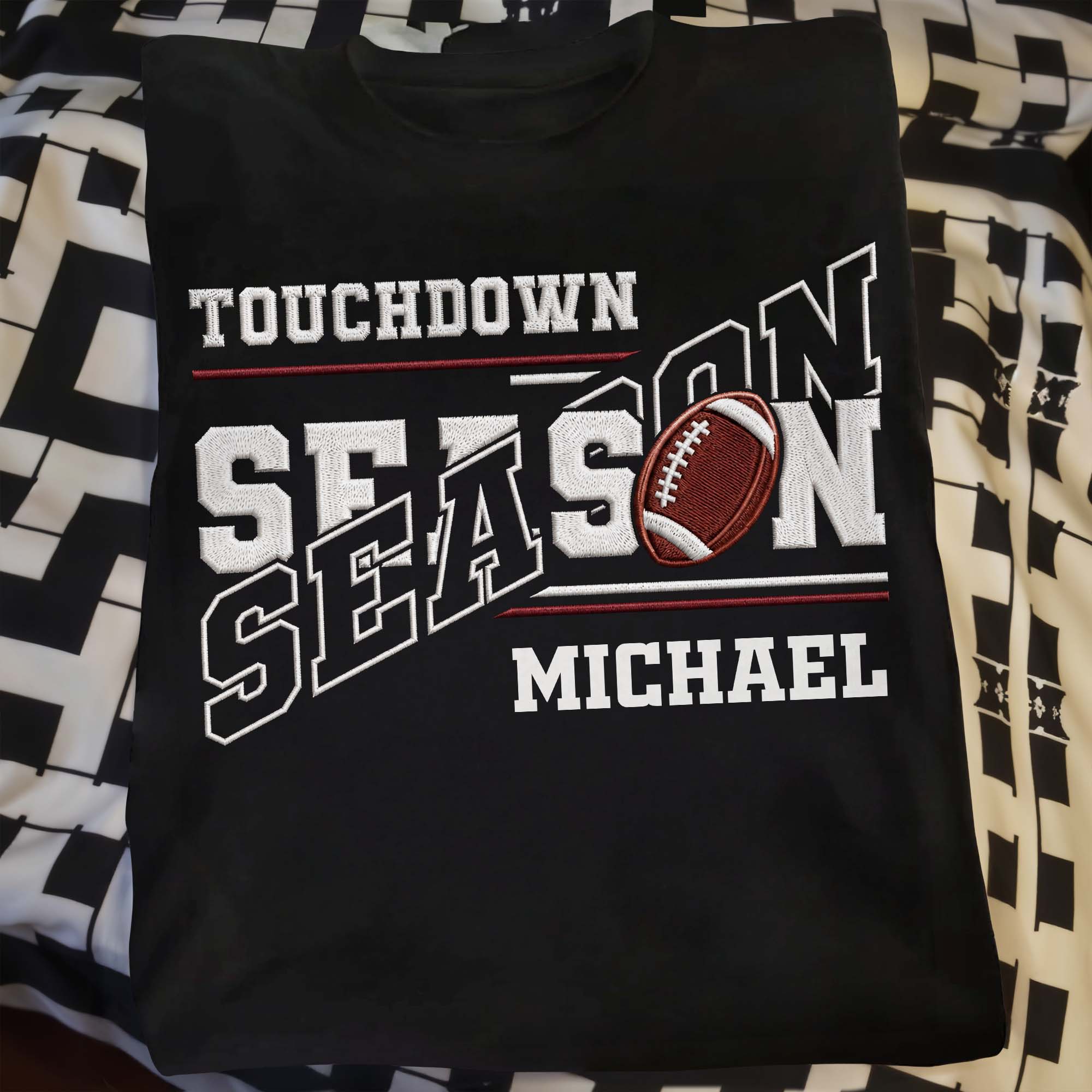 Personalized Football Lover Shirt Custom Name Gift for Dad Shirt GradoCreations