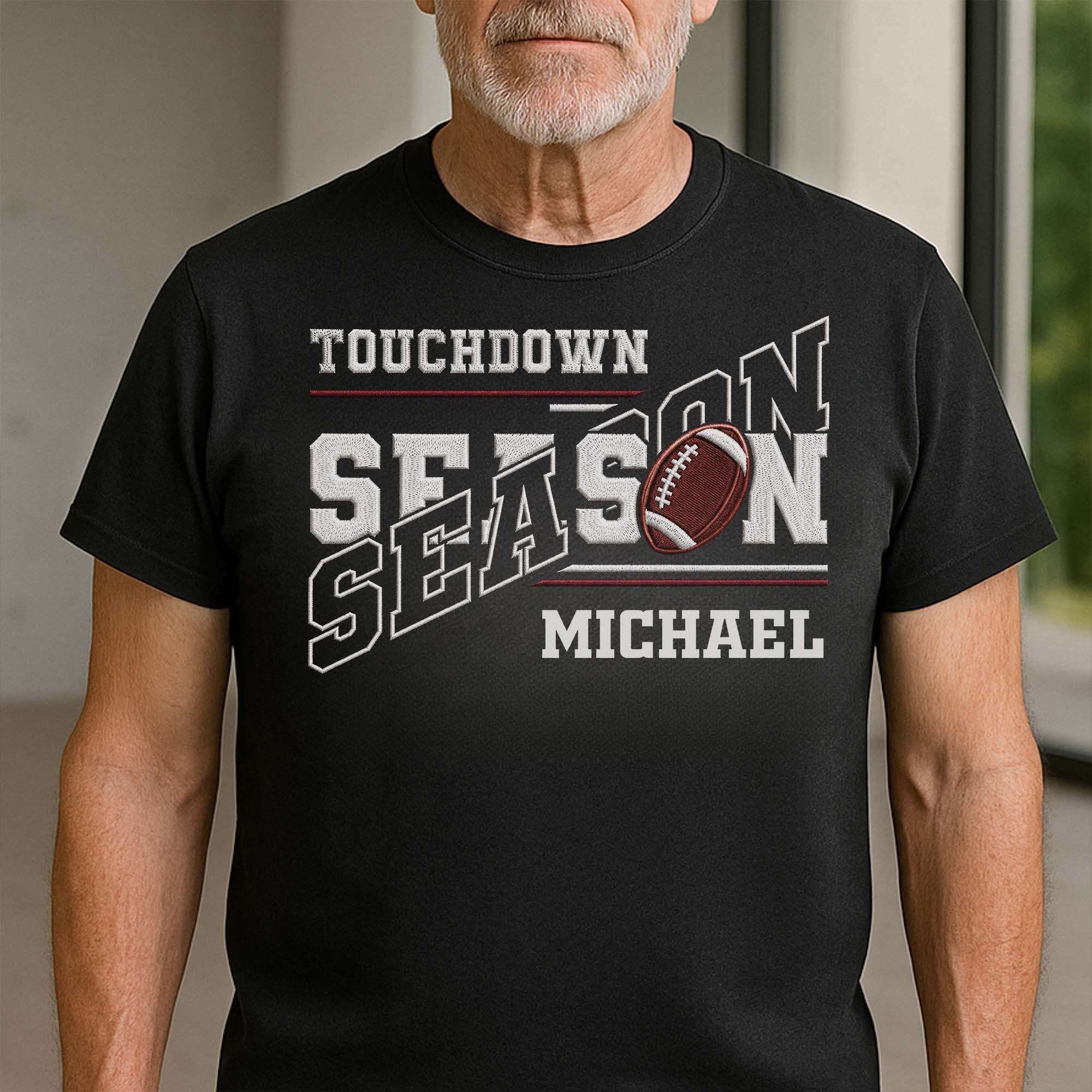 Personalized Football Lover Shirt Custom Name Gift for Dad Shirt GradoCreations