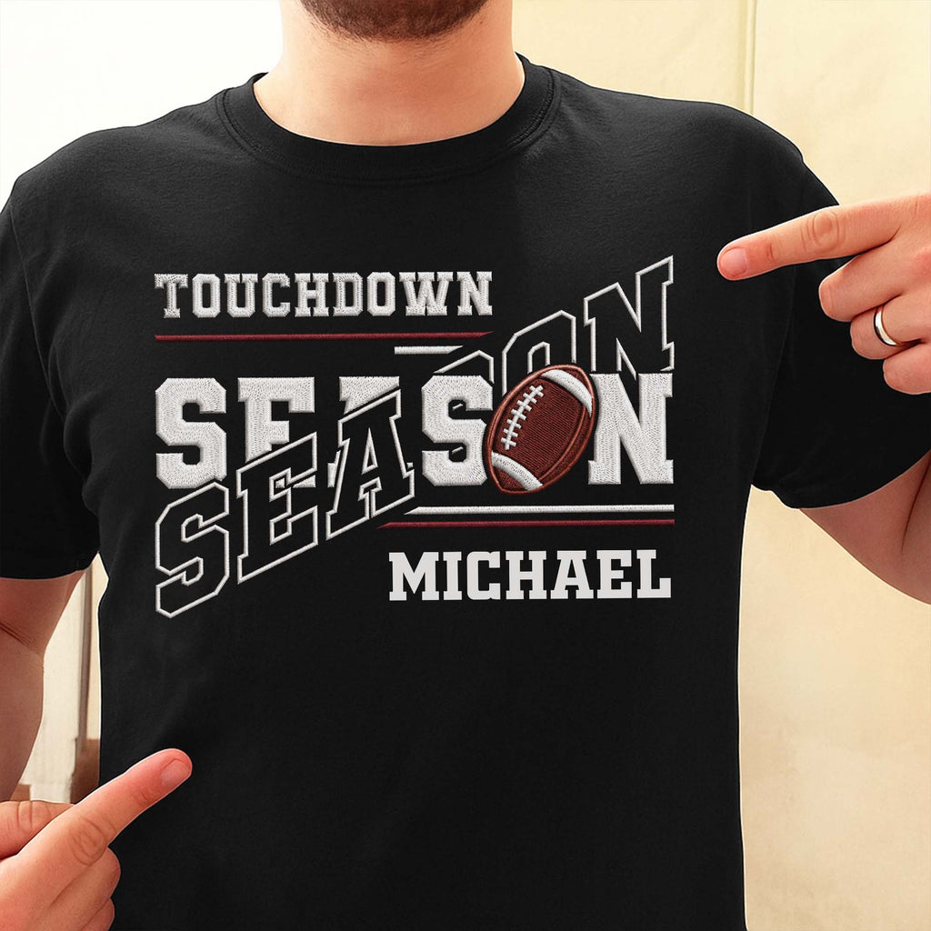 Personalized Football Lover Shirt Custom Name Gift for Dad Shirt GradoCreations