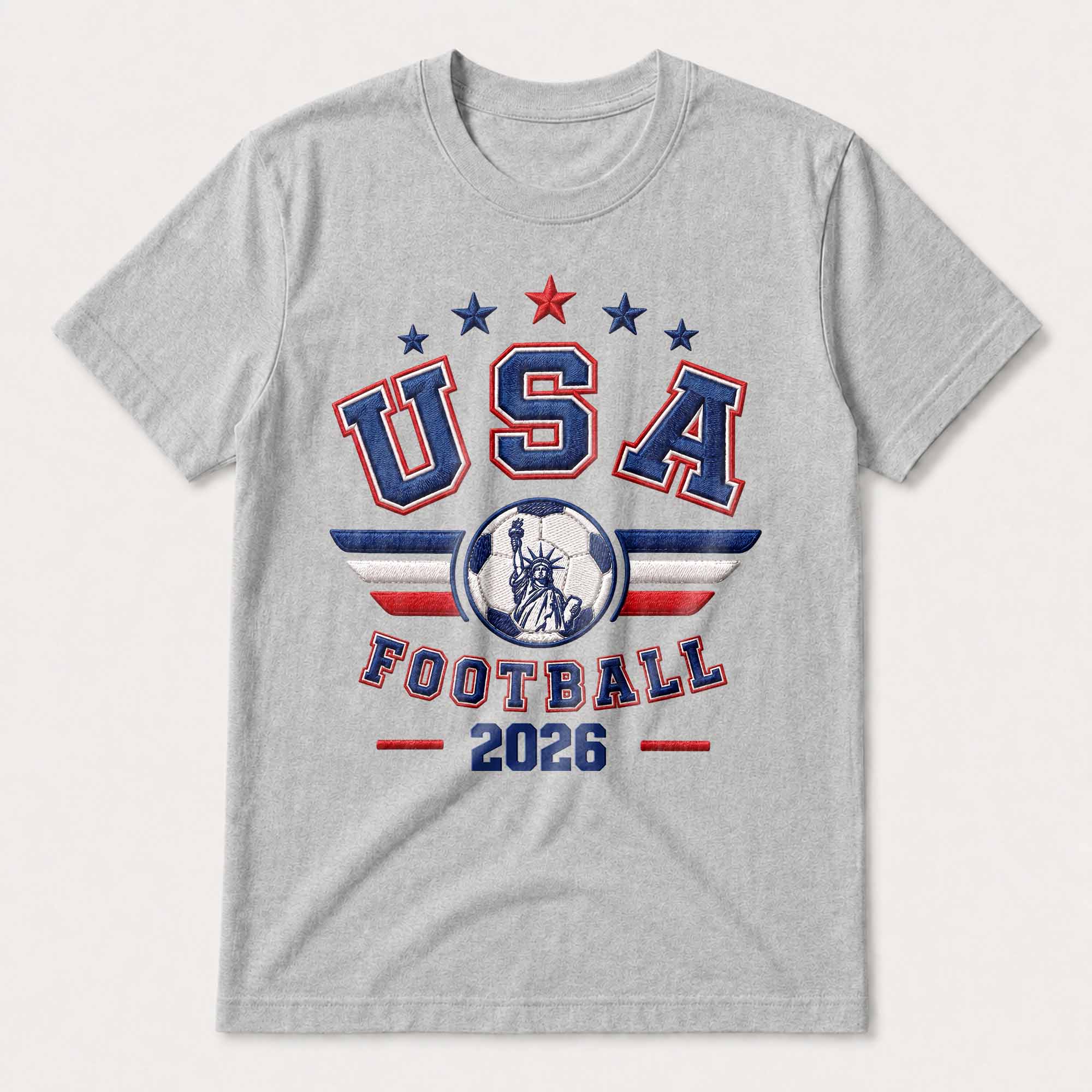 Personalized Soccer Ball Custom Jersey T-Shirt Gift for Him T-Shirt Font and Back GradoCreations