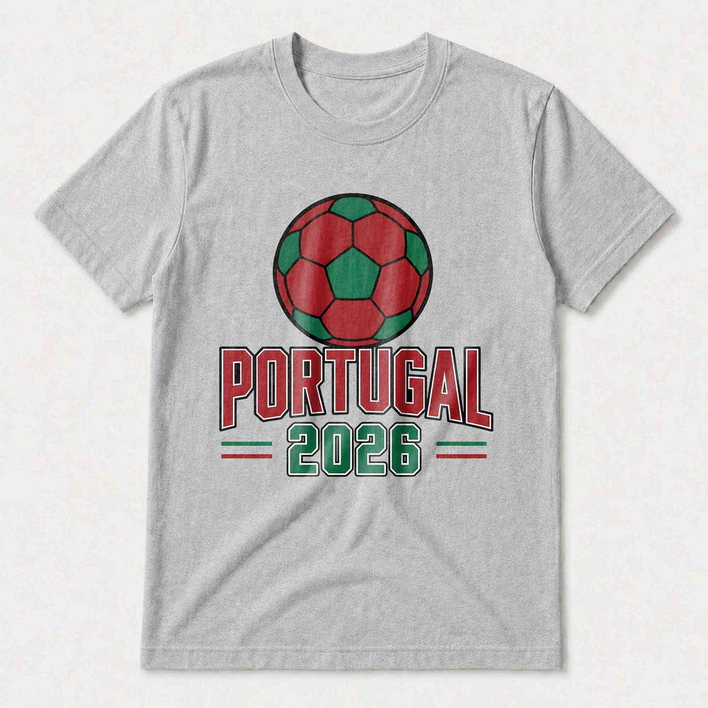 Personalized Portugal Football T-Shirt Custom Name & Number Gift T-Shirt Font and Back GradoCreations