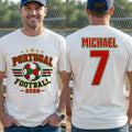 Personalized Soccer T-Shirt Custom Name & Number Gift for Dad T-Shirt Font and Back GradoCreations