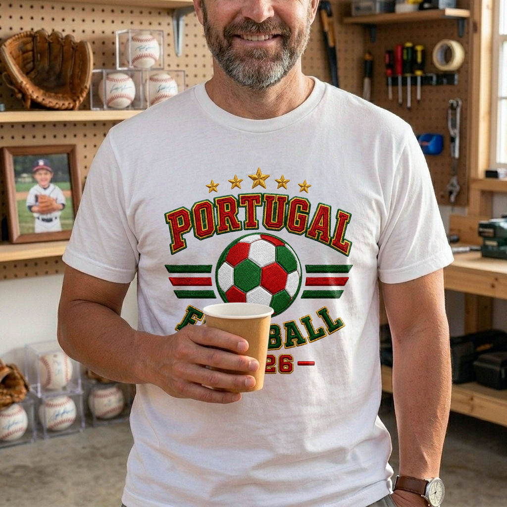 Personalized Soccer T-Shirt Custom Name & Number Gift for Dad T-Shirt Font and Back GradoCreations