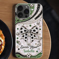 Personalized Clear Phone Case with Soccer Mom Design Gift for Her Clear Phone Case GradoCreations