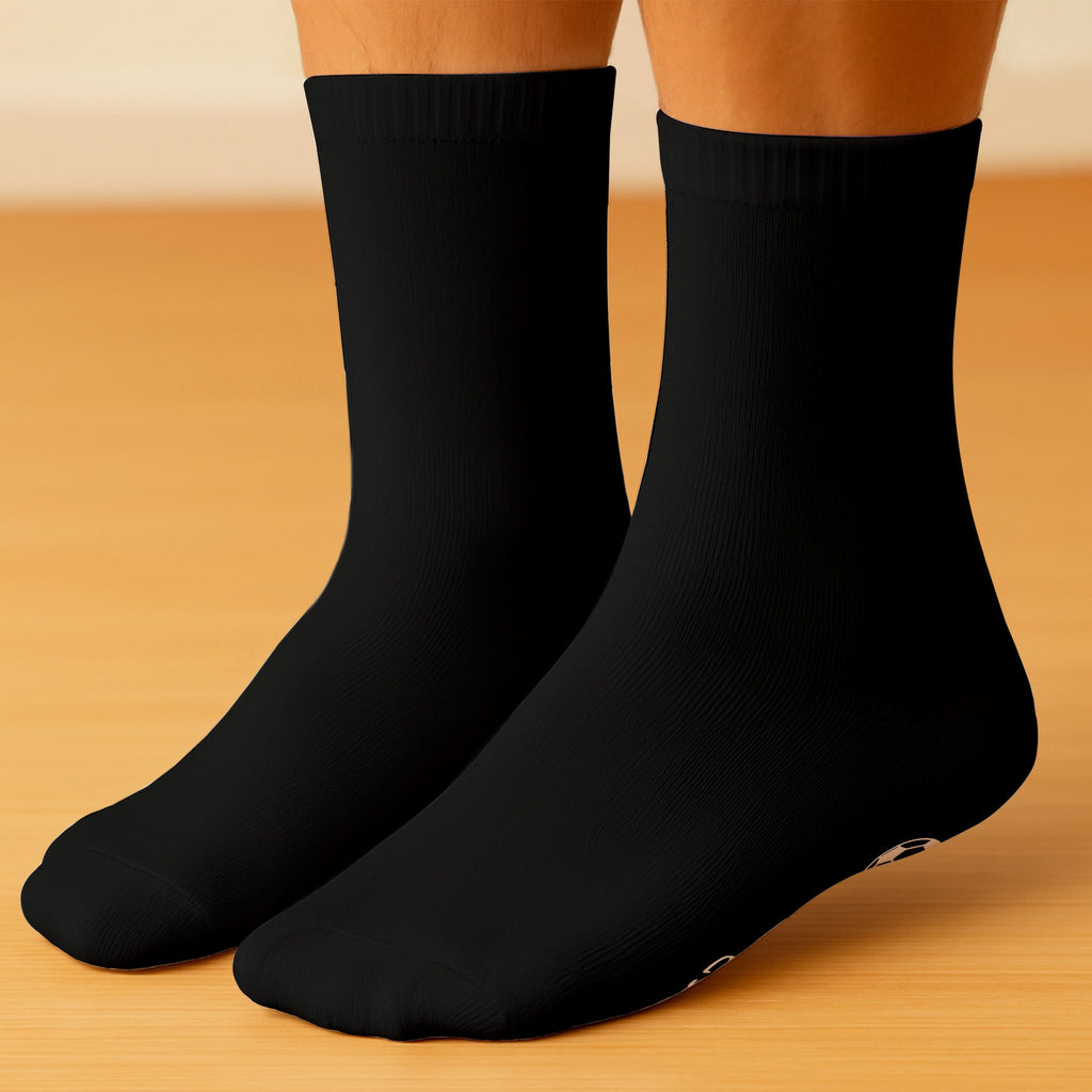 Personalized Do Not Disturb Soccer Ball Graphic Crew Socks Gift Crew Socks GradoCreations
