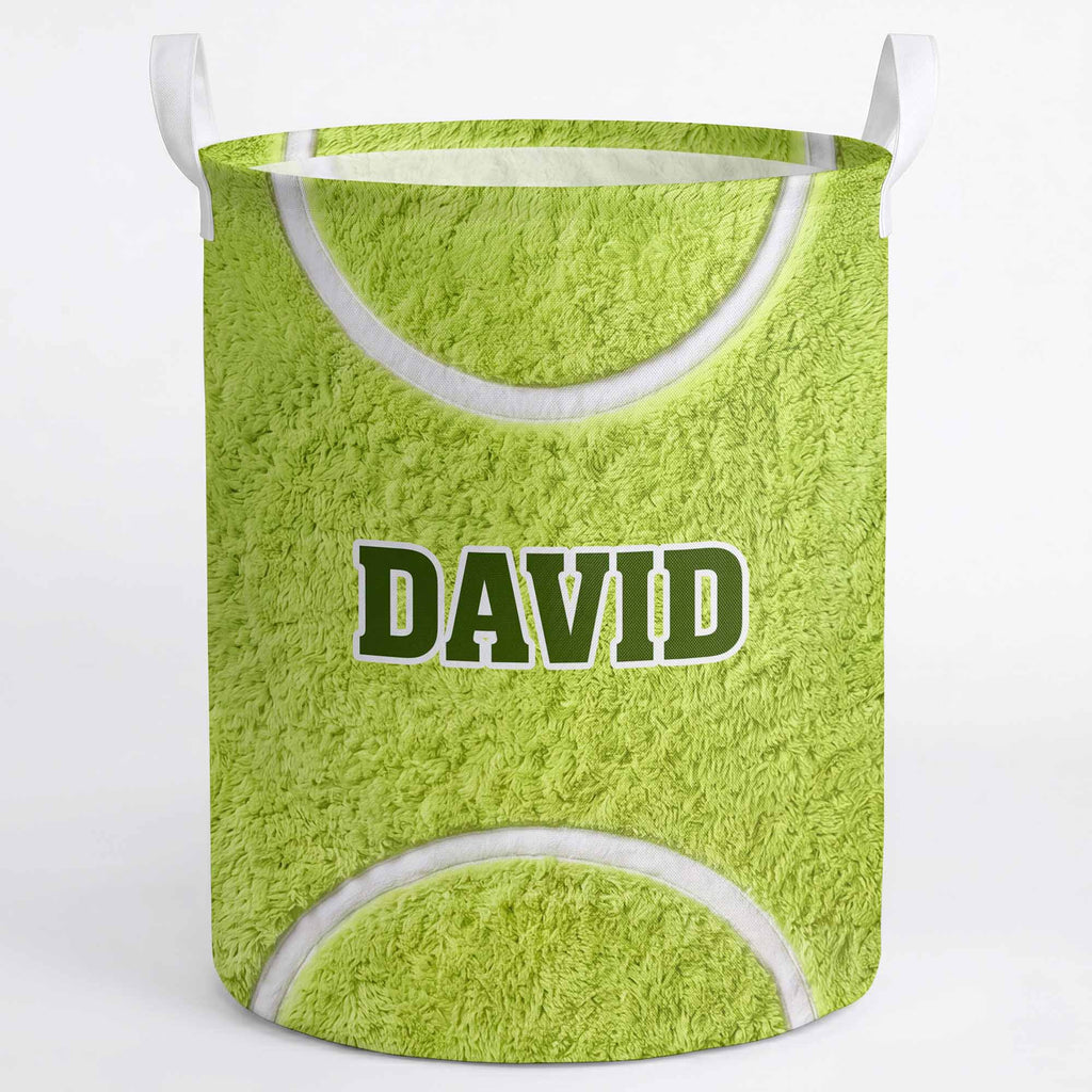 Personalized Fabric Organizer Basket Custom Name Sports Gift Basket GradoCreations