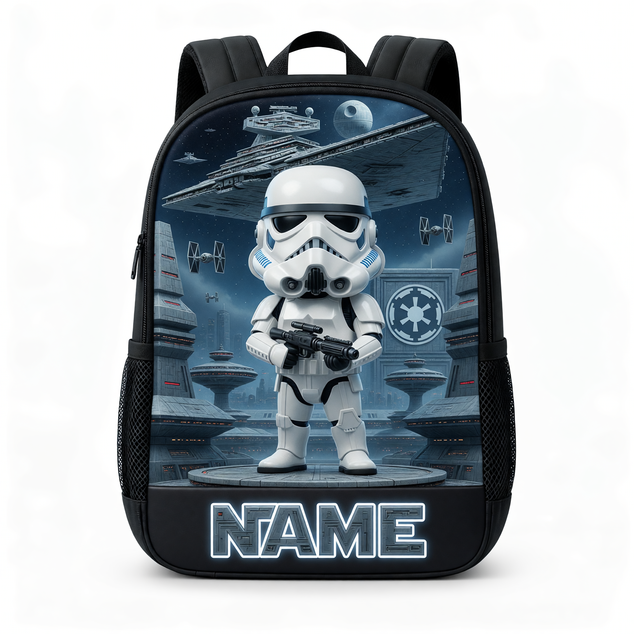 Custom Photo Galaxy Star Kids Personalized Backpack Set for School School Bag+ GradoCreations