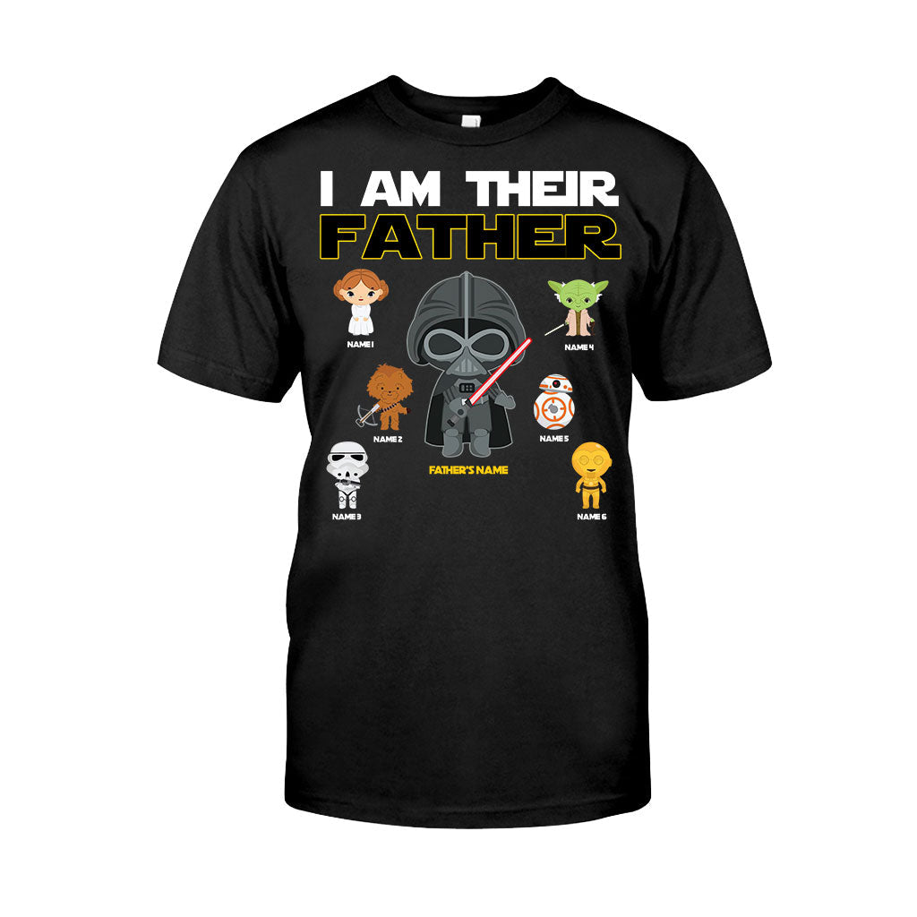 Personalized I Am Their Father T-Shirt & Hoodie Gift for Dad, Custom Name, Father's Day T-shirt & Hoodie GradoCreations