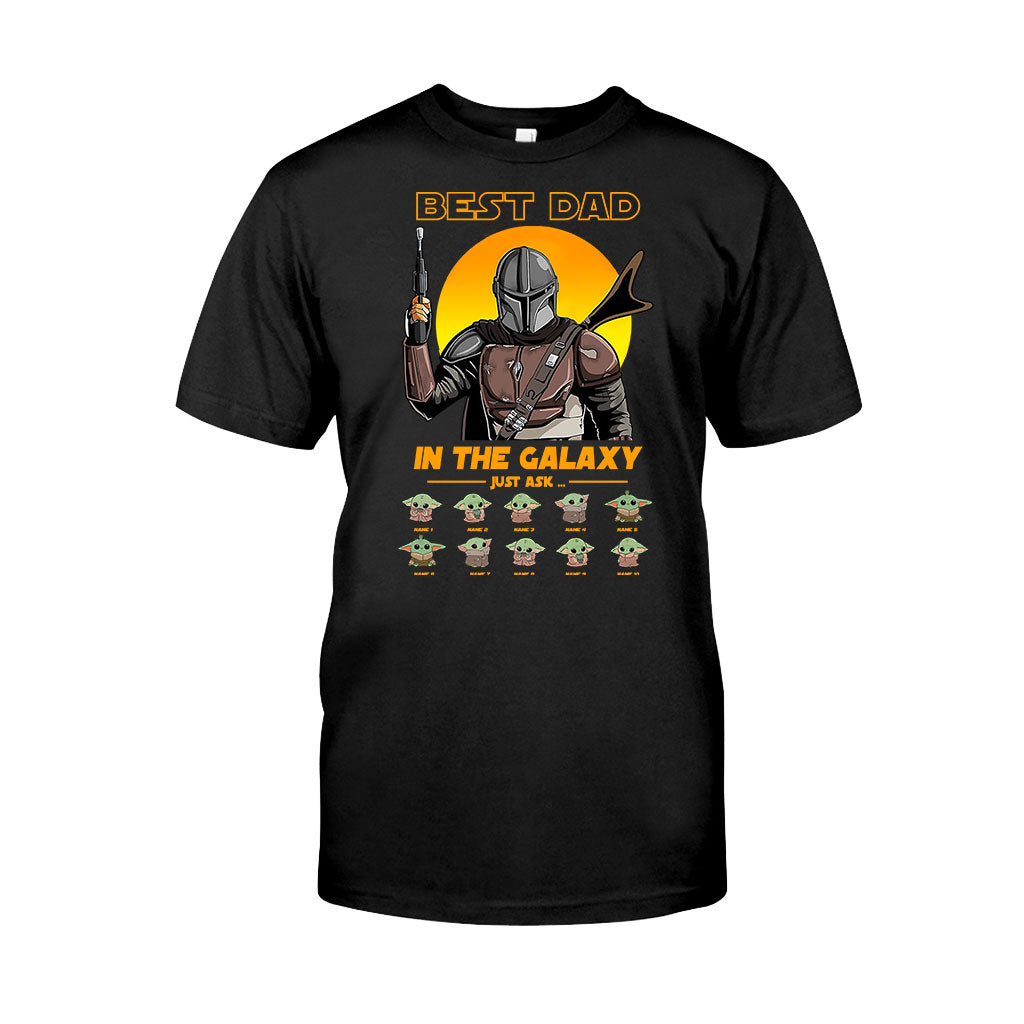 Personalized Best Dad In The Galaxy T-shirt & Hoodie Gift T-shirt & Hoodie GradoCreations