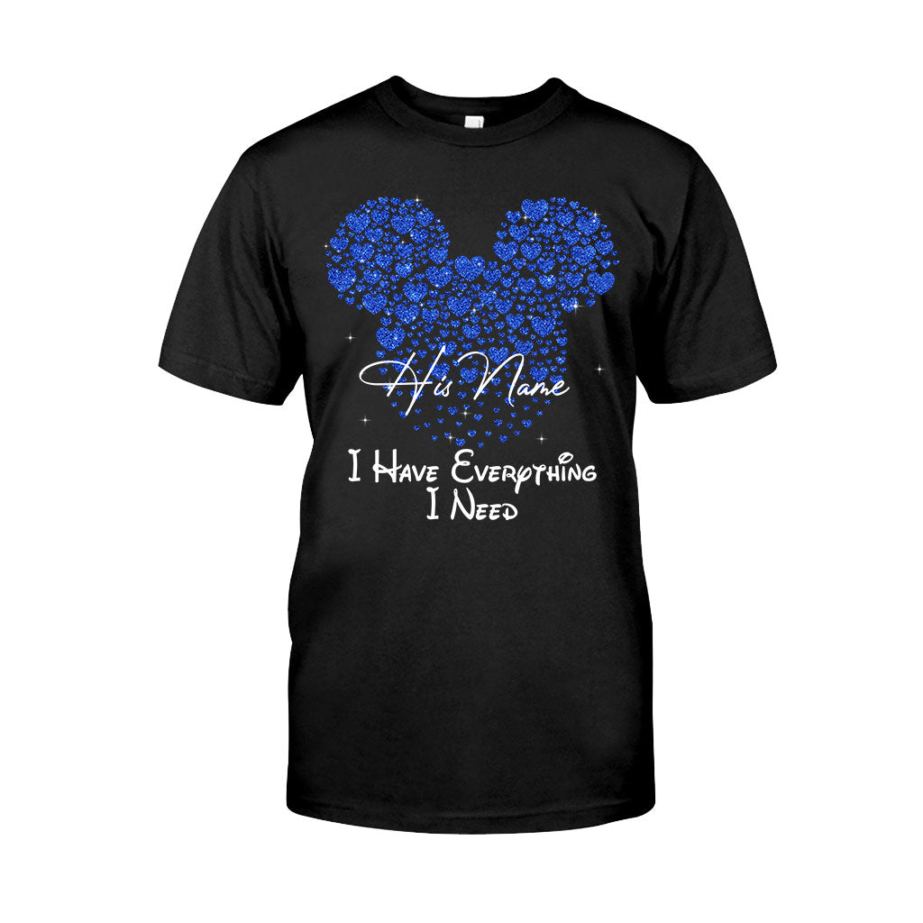 Personalized Mouse T-shirt & Hoodie Custom Name Gift for Couples T-shirt & Hoodie GradoCreations
