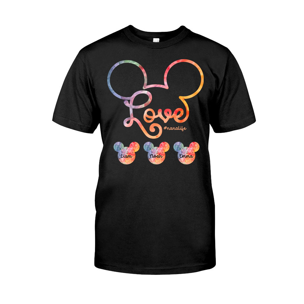 Personalized Grandma T-shirt and Hoodie with Love Design T-shirt & Hoodie GradoCreations