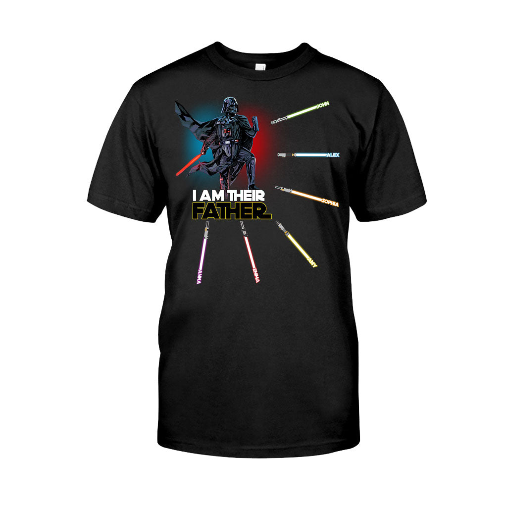 Personalized I Am Their Father T-shirt & Hoodie Custom Names Gift for Dad T-shirt & Hoodie GradoCreations
