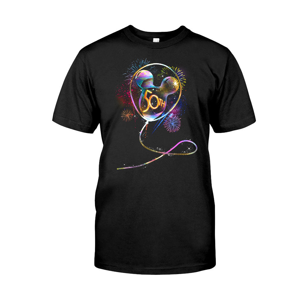 Personalized 50th Birthday Mouse Ear Balloon T-shirt & Hoodie T-shirt & Hoodie GradoCreations