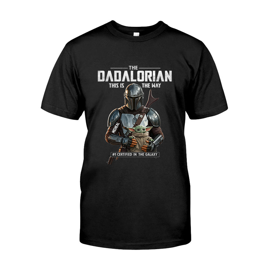 Personalized Dadalorian This Is The Way T-shirt & Hoodie Gift for Dad T-shirt & Hoodie GradoCreations