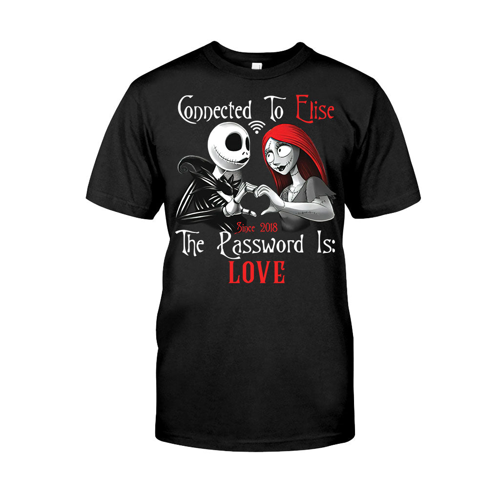Personalized Couple T-Shirt & Hoodie with Custom Name Gift T-shirt & Hoodie GradoCreations
