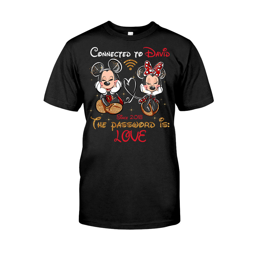 Personalized Couple T-shirt and Hoodie with Custom Names & Year T-shirt & Hoodie GradoCreations