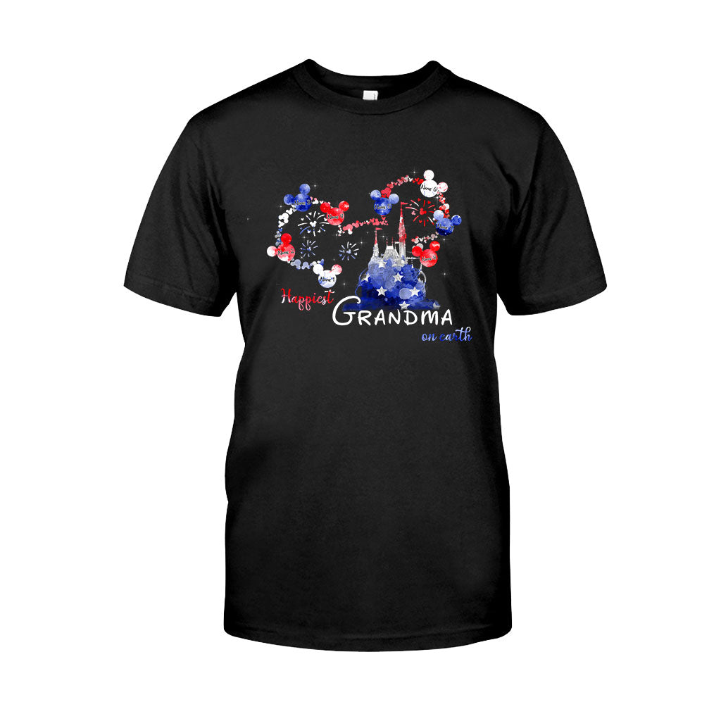 Personalized Happiest Grandma Independence Day T-shirt & Hoodie Gift T-shirt & Hoodie GradoCreations